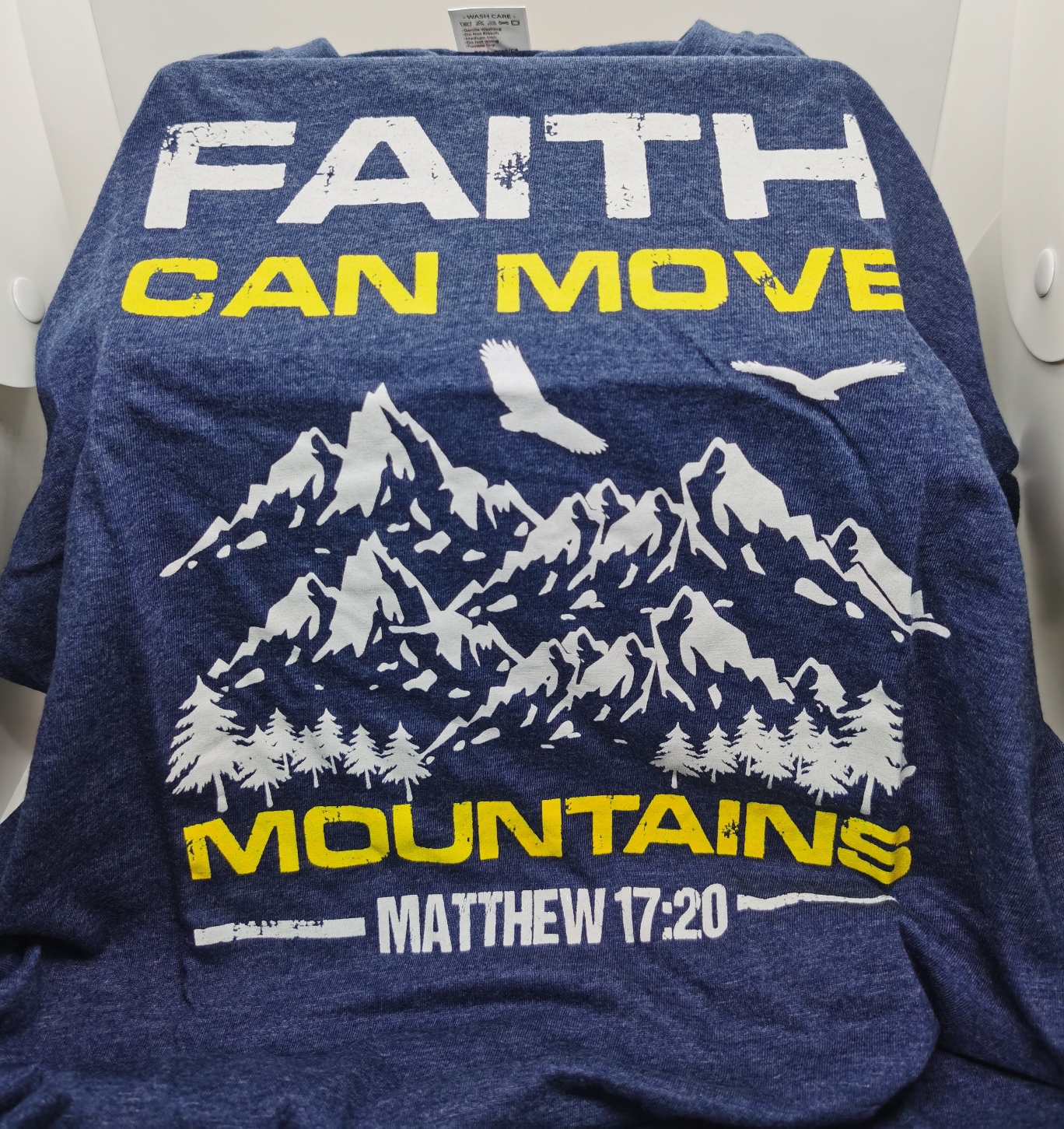 FAITH CAN MOVE MOUNTAIN TEE SHIRT